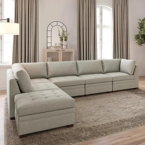TISDALE 6PC SECT BEIGE