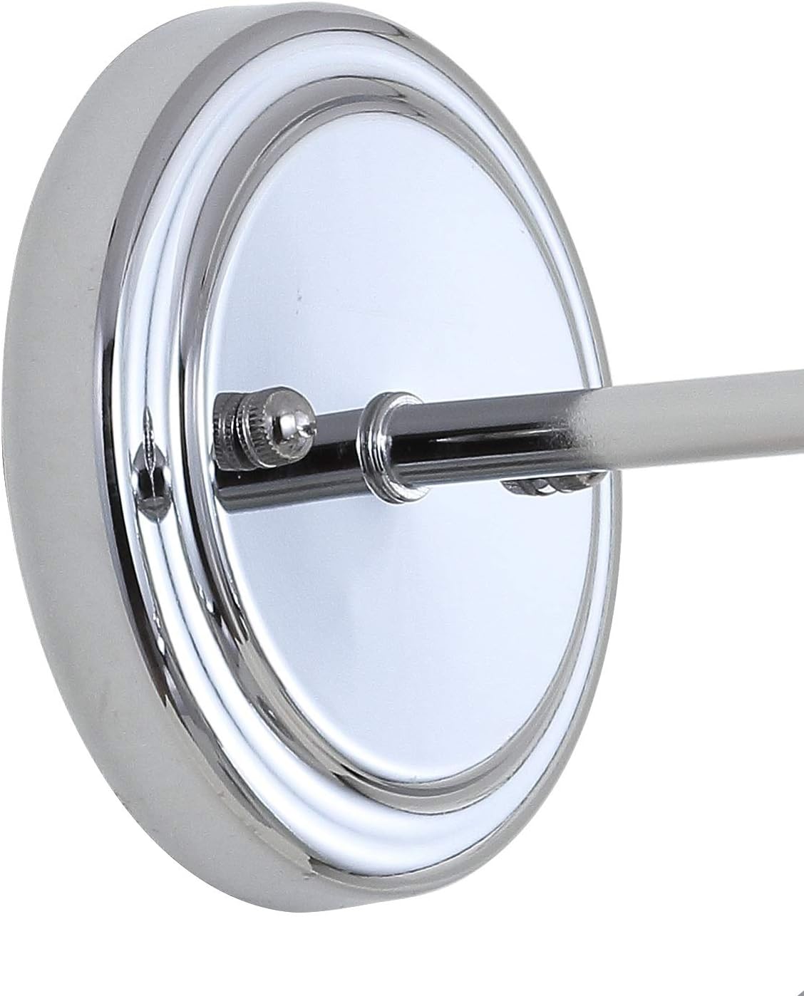 JONATHAN Y JYL7424A June 17.5" 2-Light Metal Shade Farmhouse Sconce Contemporary Transitional 2200K Edison 25W Bulbs Included for Bedroom Living Room Bathroom, Vanity Lighting, Chrome