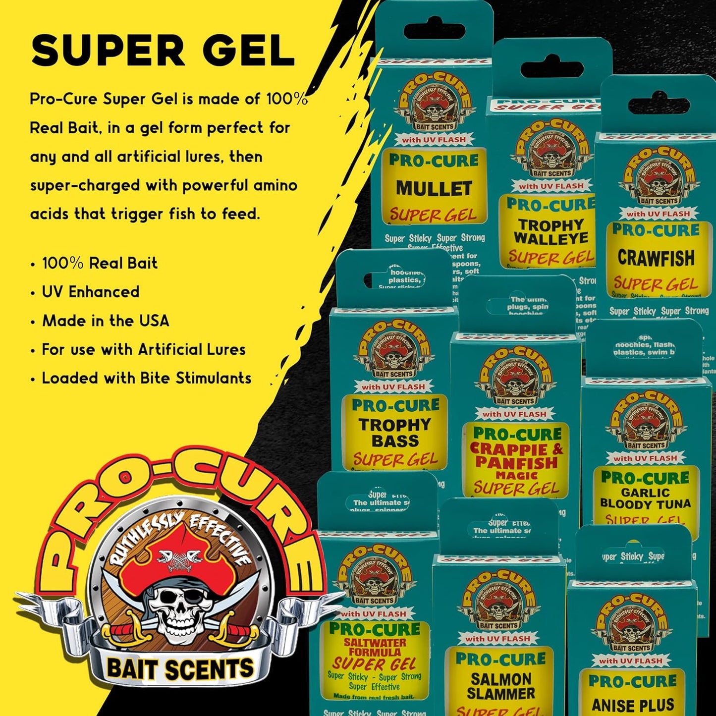 Pro-Cure Shrimp/Krill Super Gel, 8 Ounce