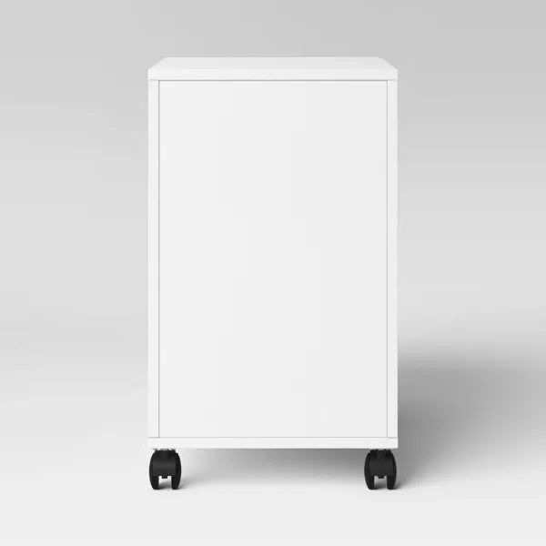 Loring Rolling Cabinet White - Threshold: Mobile Office Furniture Set with Drawers (Please be advised that sets may be missing pieces or otherwise incomplete.)