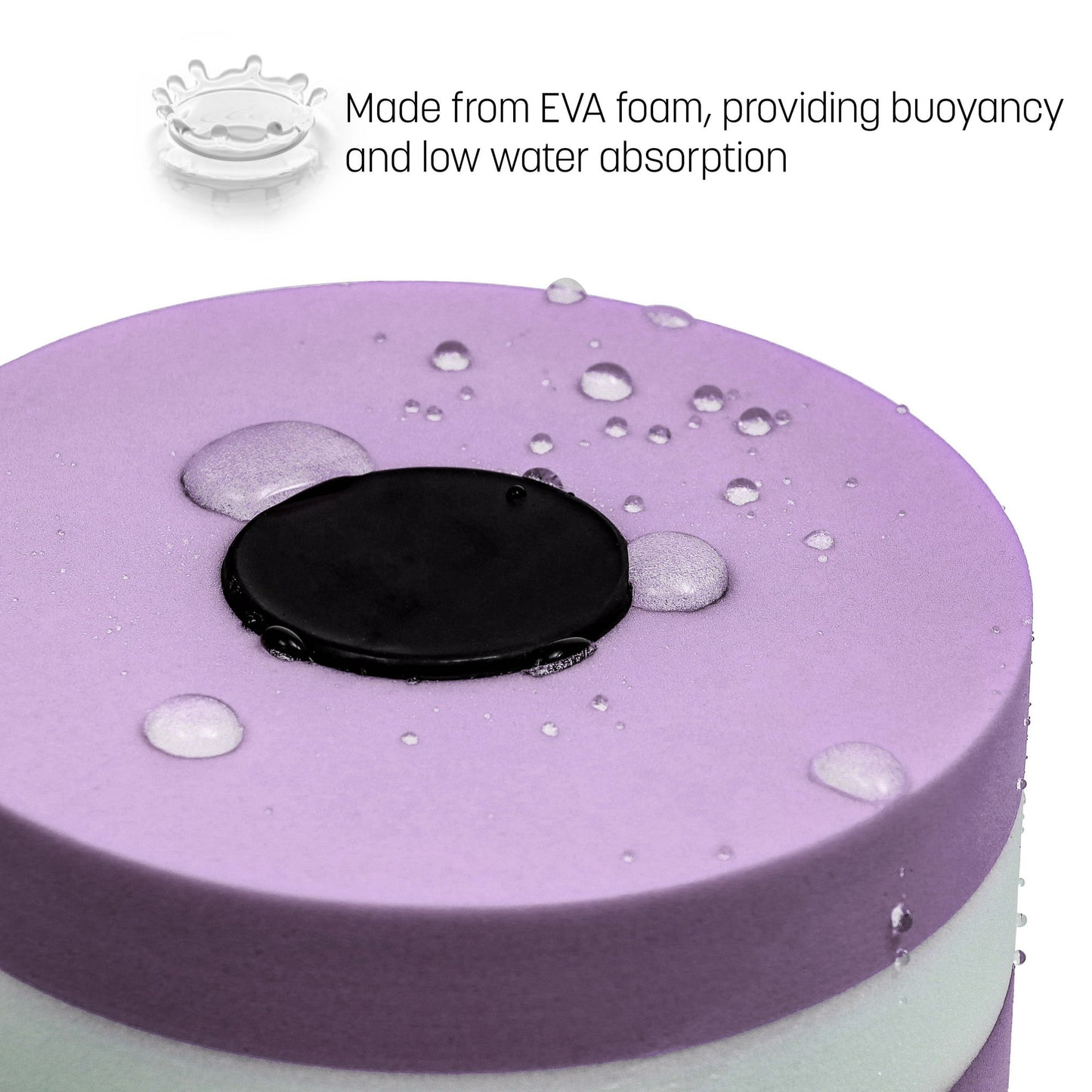 Trademark Innovations Lightweight Aquatic Exercise Dumbells - Set of 2 Foam - For Water Aerobics (Purple)