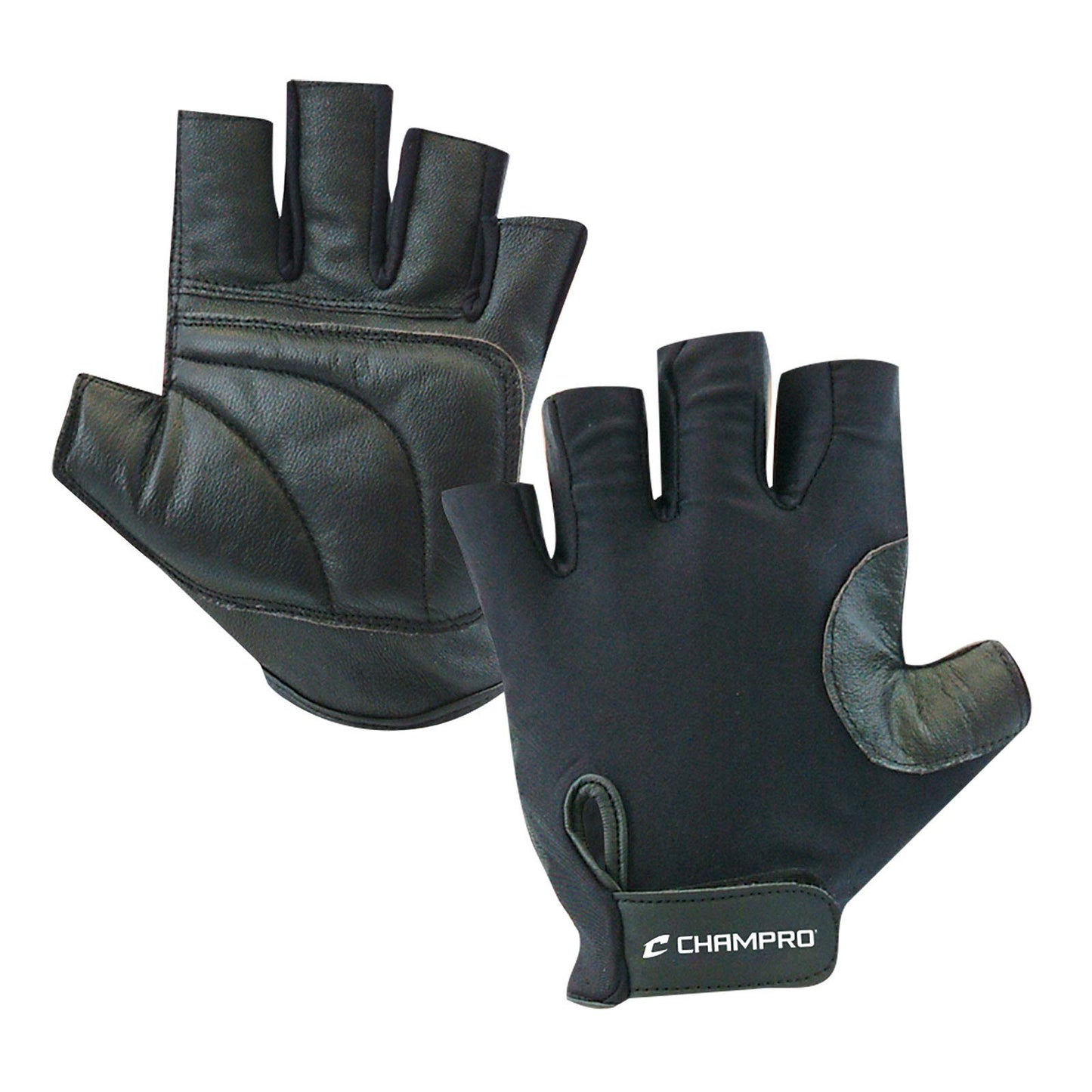 CHAMPRO Padded Catcher's Glove for Sting Reduction, Baseball Softball Players of All Ages, BLACK