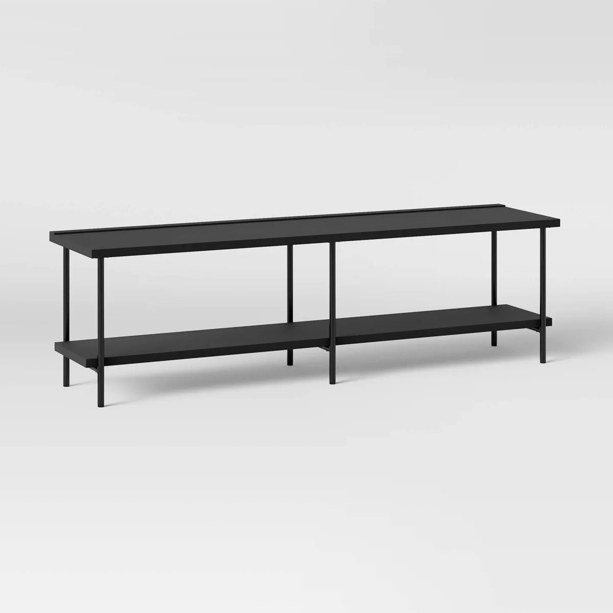 Wood and Metal Dorm TV Stand for TVs up to 60" Natural - Room Essentials