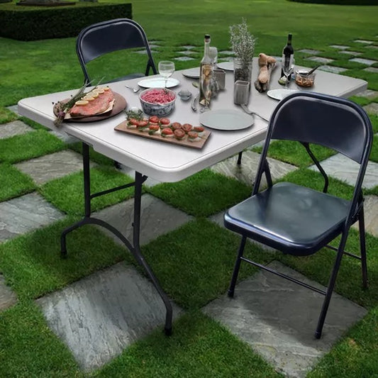 Peakform Vinyl Padded Chair Black