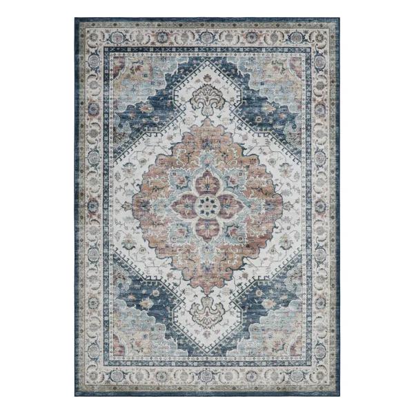 W AND A WASHABLE RUG 5X7