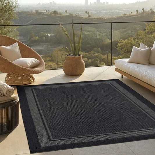 RAVENNA GEO BLACK 8X10