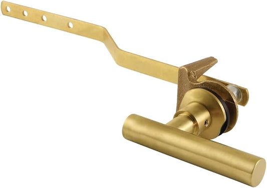 Kingston Brass KTCML7 Manhattan Front Mount Toilet Tank Lever, Brushed Brass