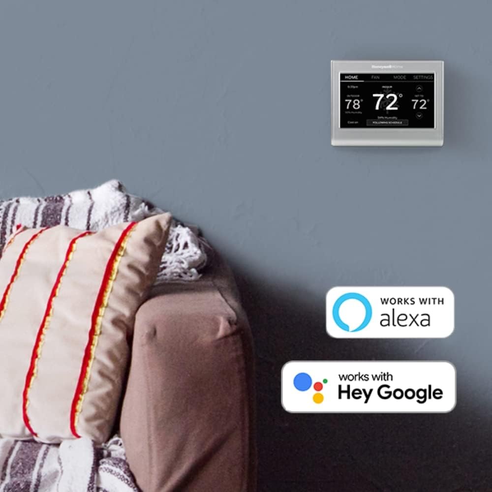 Honeywell Home RENEWRTH9585WF Wi-Fi Smart Color Thermostat (Renewed)