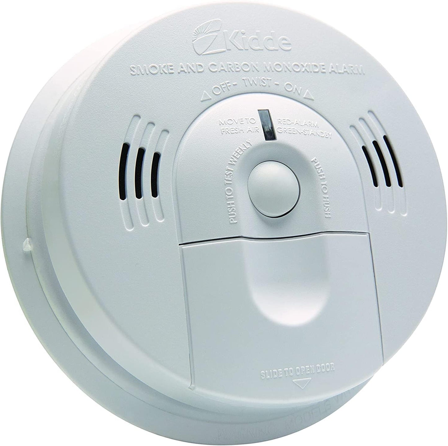 Kidde Hardwired Smoke & Carbon Monoxide Detector, AA Battery Backup Smoke Alarm, Interconnectable, LED Warning Light Indicators, 2 Pack
