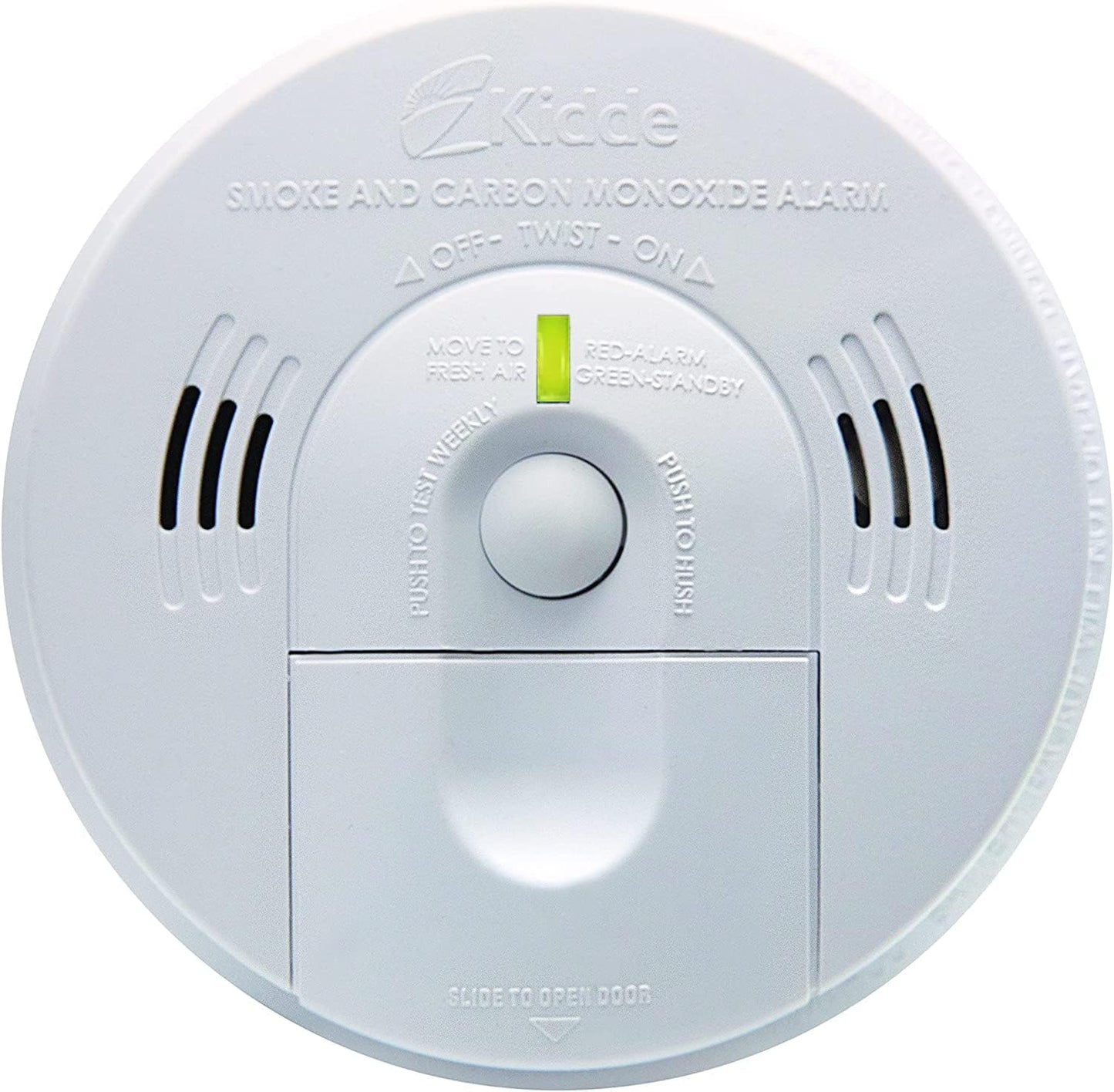 Kidde Hardwired Smoke & Carbon Monoxide Detector, AA Battery Backup Smoke Alarm, Interconnectable, LED Warning Light Indicators, 2 Pack