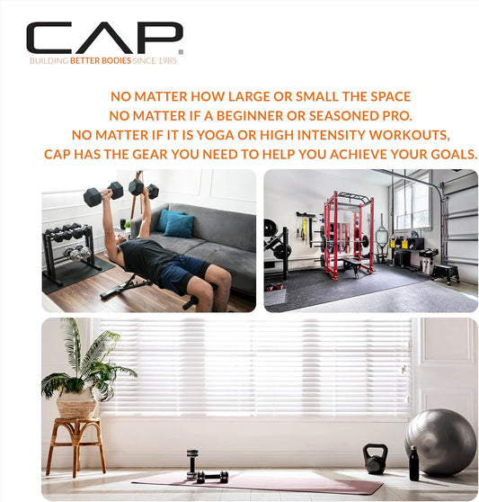 CAP Barbell Adjustable Ankle Weights,10-Pound , Black