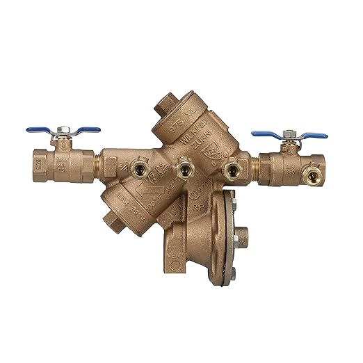 Zurn Wilkins 34-975XL 3/4" 975XL Reduced Pressure Principle Backflow Preventer