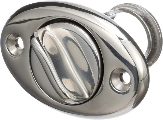 Seachoice Stainless Steel Marine Boat Garboard Drain & Plug, Polished Finish
