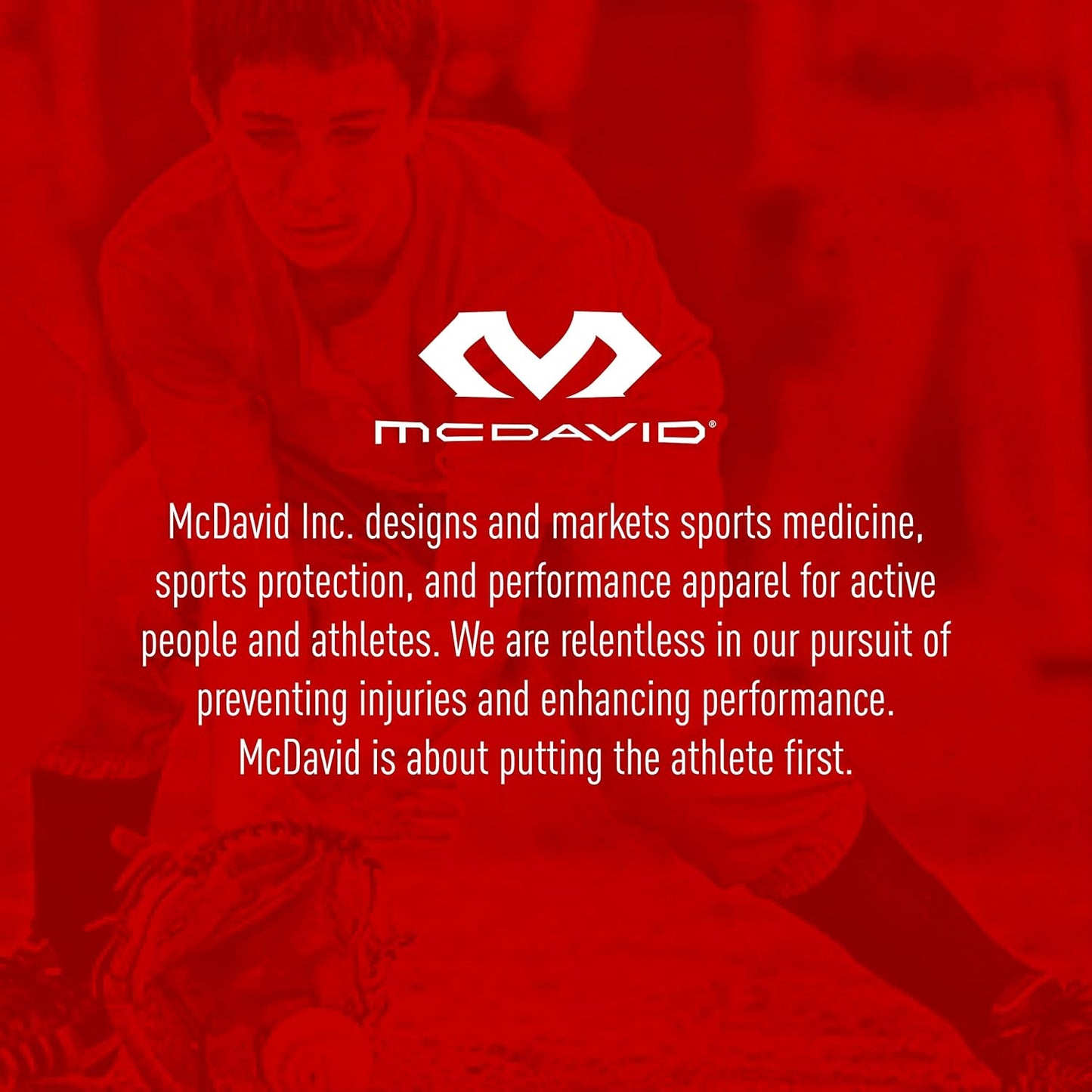 McDavid 510 Elastic Knee Support, Large, Black