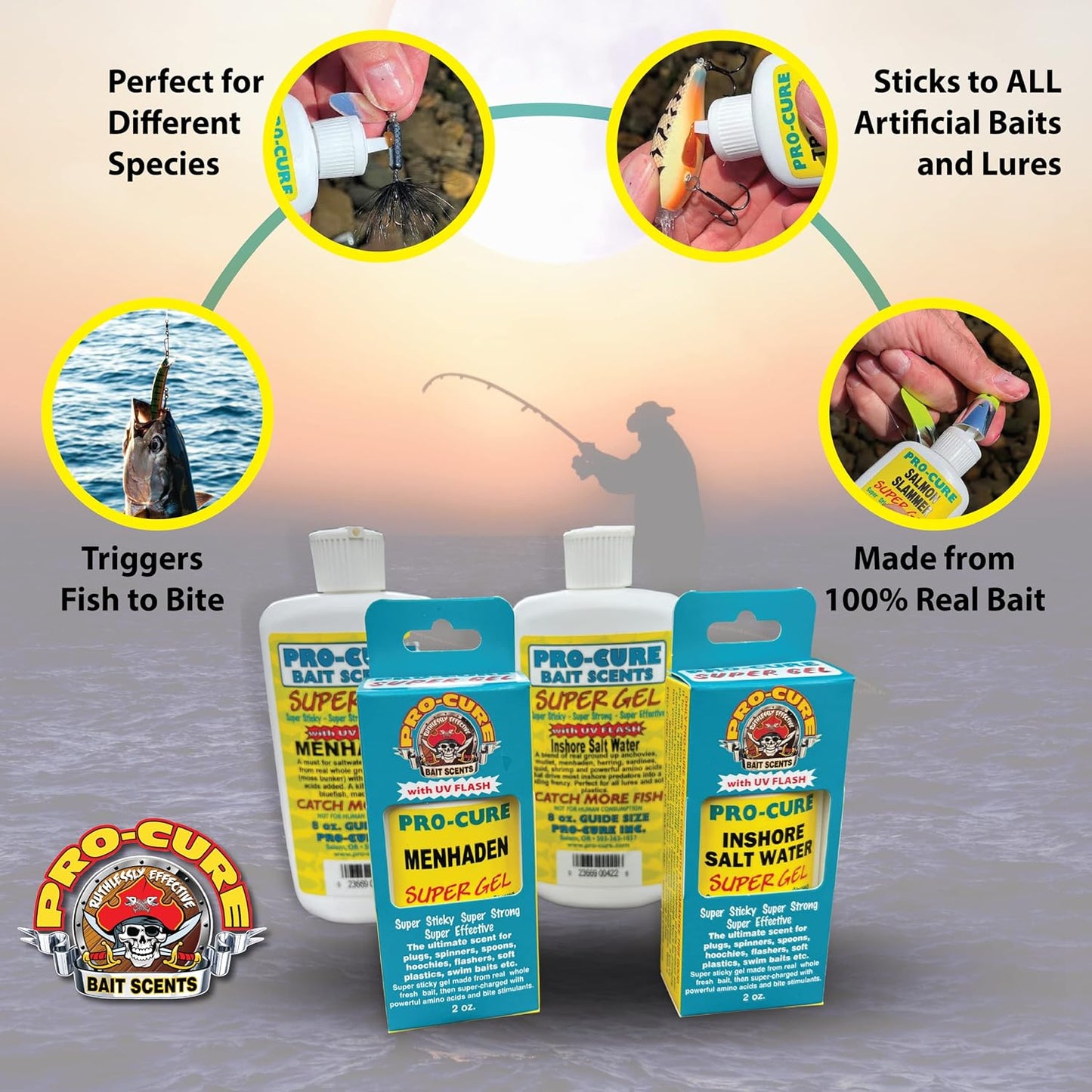 Pro-Cure Shrimp/Krill Super Gel, 8 Ounce