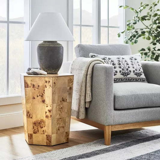 Ogden Burled Wood Accent Table – Studio McGee Design