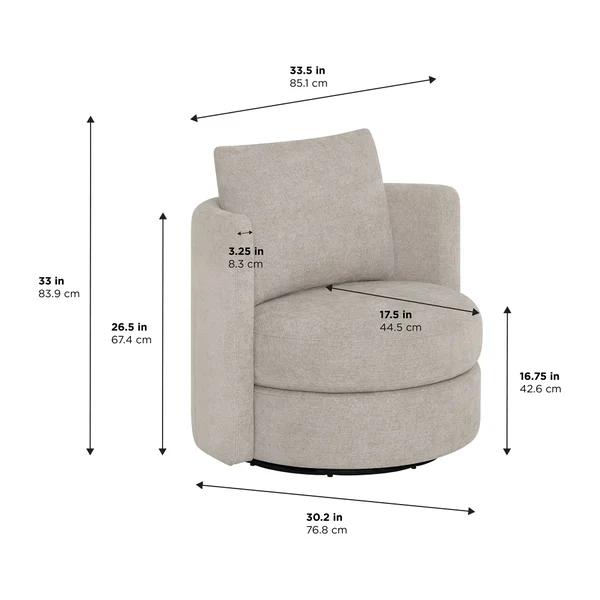 Thomasville Davos Swivel Chairs, 2-pack