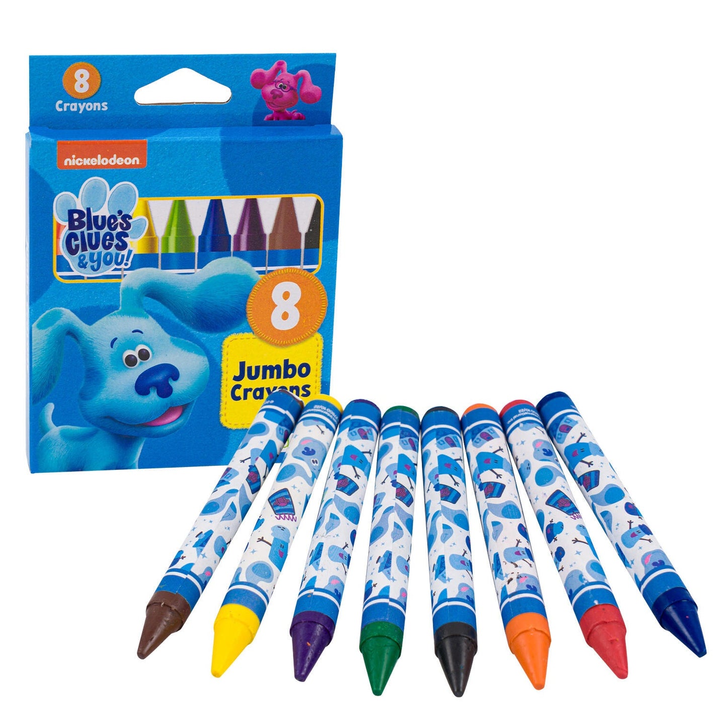 Halloween Coloring Books and Crayons Set for Kids – 2 Jumbo Activity Books with 8-Count Jumbo Crayons – Fun Holiday Bundle for Ages 3 and Up