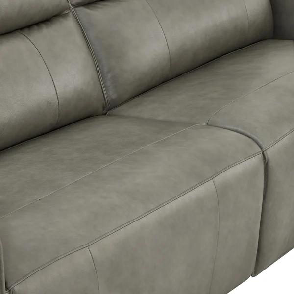 KEIRA LTHR POWER SOFA