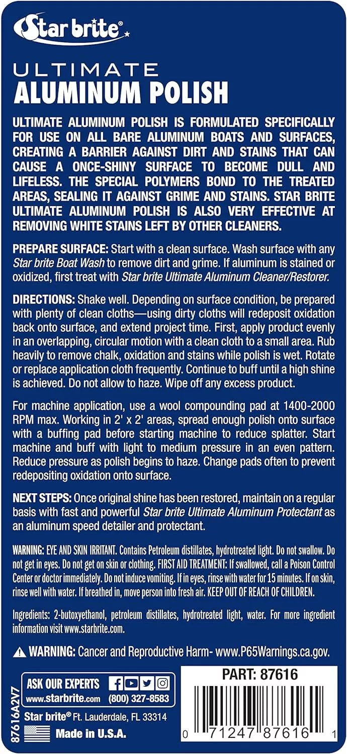 STAR BRITE Ultimate Aluminum Polish - 16 OZ (087616)